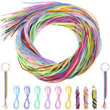 200 PCS Scoobies Strings, Plastic Lacing Cord Bracelet String Elastic Cord, Scoubidou String Elastic for Bracelet Making in 20 Colors for Jewelry