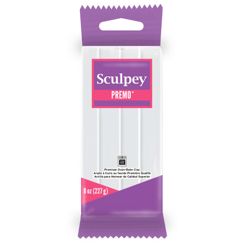 Polyform Premo Sculpey Polymer Clay 8 oz White