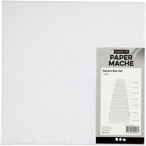 Square Box Set, 7 asstd 2