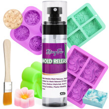 4Oz Mold Release Spray for Candle Making and Epoxy Resin, Fast-Drying Candle Release, Non-Stick Professional Release Spray, Promotes Mold Longevity,