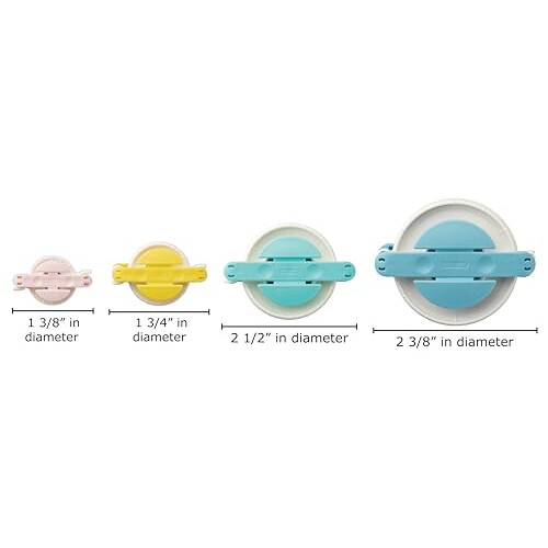 Clover Pom Maker Set-4/Pkg, ABS Resin, Polypropylene and Stainless Steel, Multicolor, 4 Pack 1