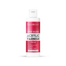 GRANOTONE Acrylic Artist's Varnish | Non-Yellowing | Non-Toxic | Anti-Crazing | High Gloss Finish | Suitable for Pro Artists, Hobby Painters & Kids |
