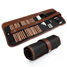 Coolzon 29 pcs Drawing Pencils Sketch Pencils, Artist Set Drawing Case with Sketch/Charcoal/Graphite Pencil, Eraser Knife Expander in Pencil Case