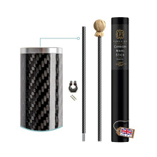 Flourish art materials 33'' CARBON FIBRE MAHL STICK- 3 times lighter than an aluminium mahl stick. Made in the UK. 7 year UK manufacturers warranty