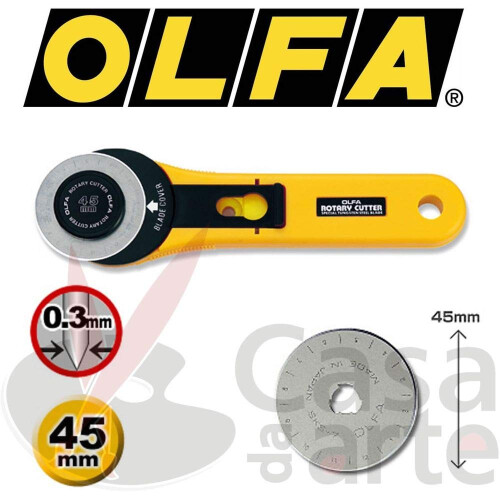 Olfa RTY-2/G rotary cutter with a 45 mm blade 1