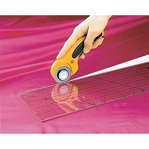 Olfa RTY-2DX Deluxe Rotary Cutter, 45 mm, Yellow 1