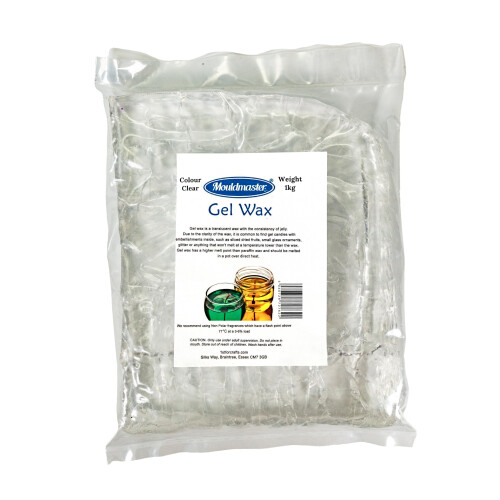 Mouldmaster 1 Kg Candle Making Gel Wax Clear