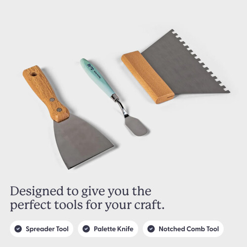Sculpd Textured Canvas Kit - Complete Art Set with Texture Paste, Canvas, Palette Knife, Wall Hooks, Crafting Tools, Videos & Beginner Guide - DIY 2