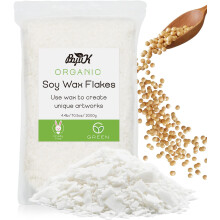 Soy Wax Flakes, BOYUJK Premium Natural Candle Wax, 100% Soy Wax for Candle Making from Organic Farm, No additives, Harmless and Pure (1.8KG)