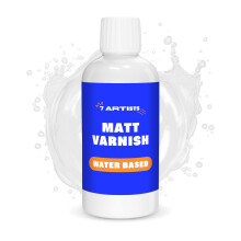 Acrylic Varnish Matt 250 ml ? Varnish for Acrylic Painting & Craft | Fast Drying Transparent Sealer for Acryl Painting | Water Based Clear Lacquer