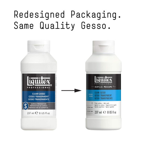 Liquitex Acrylic Gesso Surface Prep-Clear 8Oz 1