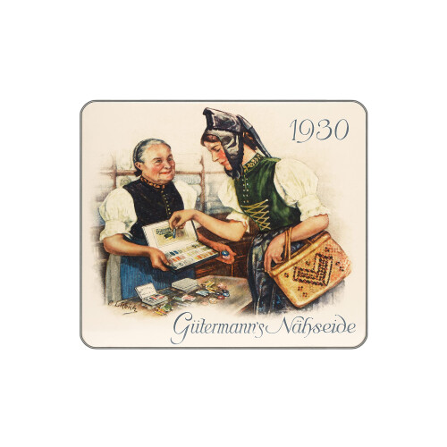 Gütermann G?termann creativ Nostalgic Box containing 30 spools of Sew-all Thread in different colours 1
