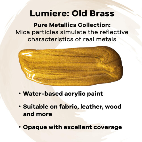 Jacquard Lumiere Paint Old Brass 2.25Oz 1