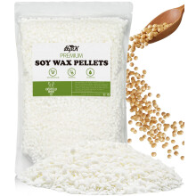 Soy Wax, BOYUJK Premium Natural Candle Wax, 100% Soy Wax for Candle Making from Organic Farm, No additives, Harmless and Pure (1KG)