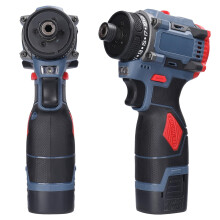 Cordless Electric Screwdriver 16.8V Brushless Impact with DualSpeed Control and 2 Batteries