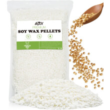 Soy Wax, BOYUJK Premium Natural Candle Wax, 100% Soy Wax for Candle Making from Organic Farm, No additives, Harmless and Pure (1.8KG)