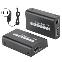 Internet Cable HDMI Extender, Long Distance HDMI Extension With EDID Support, Crisp Stereo Sound And Stable Transmission Over Cat6 Up To 60M
