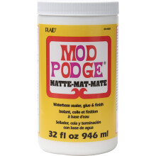 Mod Podge Matte Waterbase Sealer, Glue and Finish - 32 oz
