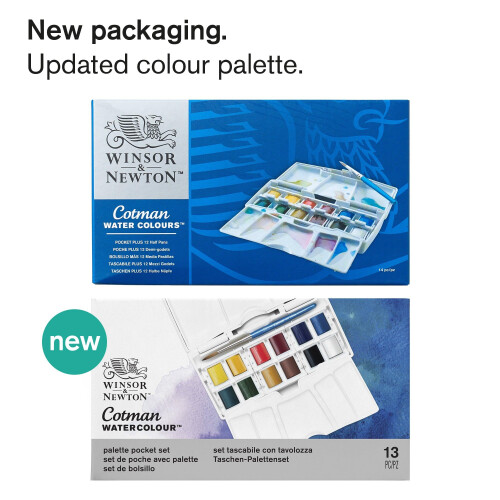 Winsor & Newton Watercolour Half Pan Compact Set 1