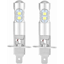 2x H1 6000K LED-strålkastarlampsats