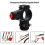 Emergency Stop Switch Lanyard Emergency Stop Engine Stop Switch Push Button for ATV Motorcycle Boat BlackRed 3