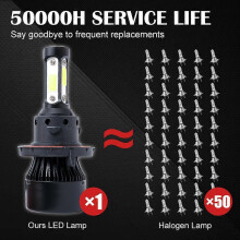 H13 LED-strålkastarlampsats CREE 6000K