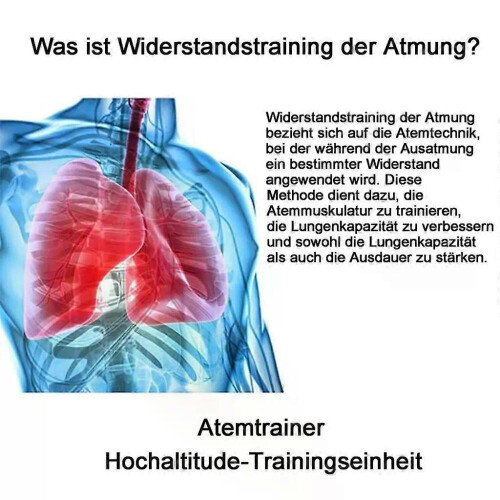 Lung trainer breathing trainer, breathing trainer, adjustable resistance, 1
