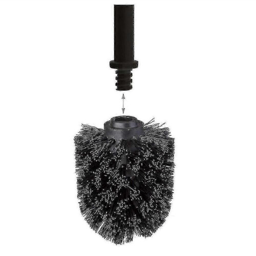 5pcs Toilet Replacement Brush Head White Replacement Brushes Diameter 2