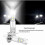 2x H1 6000K LED-strålkastarlampsats 4