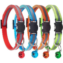 Collares para gatos, collares para gatos con cascabel, collares para gatos con cascabel, collares reflectantes para gatos, collares de nailo