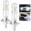 2x H1 6000K LED-strålkastarlampsats 2