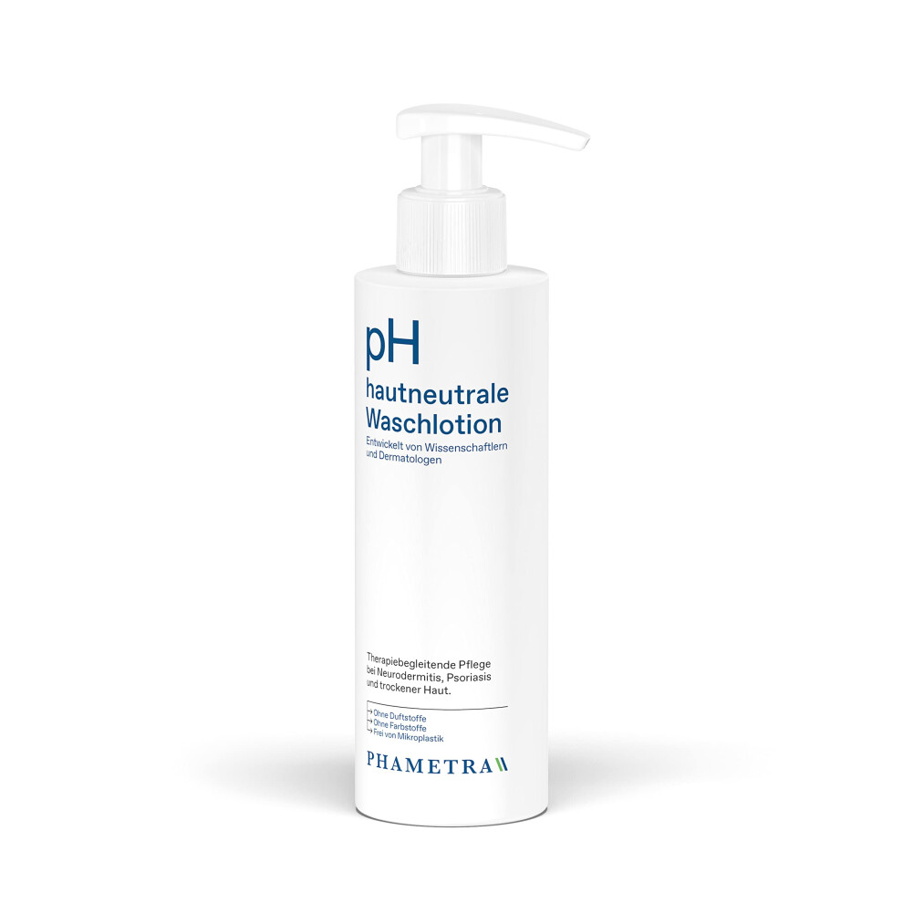 Phametra Ph Skin-Neutral Wash Lotion | Medical Skin Care | Mild Cleansing For Sensitive Skin | No Fragrances And Dyes | Ph Value 5.5 | Free From