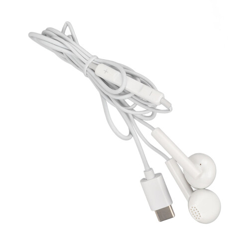 Ακουστικά USB C Ενσύρματα Ενδώτια Εργονομικός Σχεδιασμός Ενσωματωμένο Μικρόφωνο 2