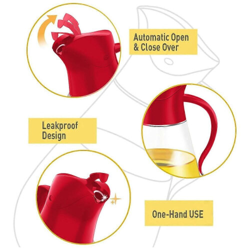 Speiseöl-Spenderflasche, Küchenbehälterflasche, Olivenöl-Spenderflasche 2