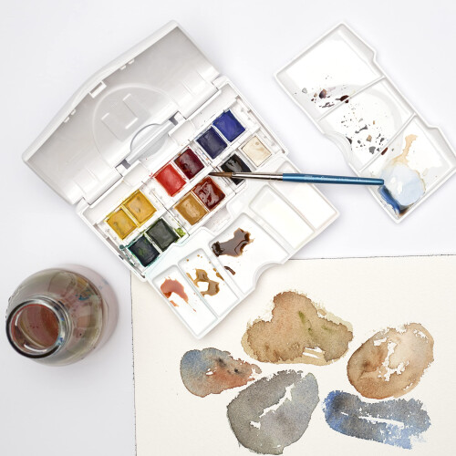 Winsor & Newton Watercolour Half Pan Compact Set 2