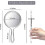 Handheld Mirror Double-Sided Handheld Mirror 1X/2X Magnification 2