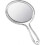 Handheld Mirror Double-Sided Handheld Mirror 1X/2X Magnification 1