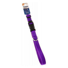 Collar ajustable de nailon Tuff Collar, morado, 35-50 cm de largo x 1,6 cm de ancho (paquete de 1)