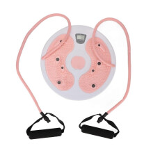 Prancha de torção corporal com disco giratório para torção da cintura e 8 ímãs - Equipamento de ginástica para exercícios aeróbicos