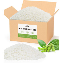 Soy Wax, BOYUJK Premium Natural Candle Wax, 100% Soy Wax for Candle Making from Organic Farm, No additives, Harmless and Pure (3KG)