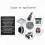 Pile de remplacement rechargeable VL2020 pour mini télécommande 3