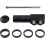 Bicycle Aluminum Alloy Adjustable Handlebar Fork Head Tube (Black) 5