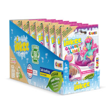 INKEE Bath Slime Galupy Mermaid 8 Pack ? Neon Pink Bath Powder with Candyfloss Scent ? Fun Bath Toy and Kids Bath Gift Set, Safe Bath Play for