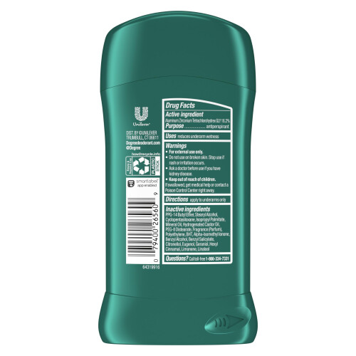 Degree Antiperspirant & Deodorant Invisible Solid, 2.7-Ounce Stick (Pack Of 6) 1