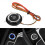 Auto Car Key Systems Key blade Engine Start Stop Push Button Auto Replacement less Entry Ignition Starter Switch 12V Universal 4