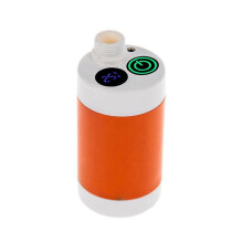 Chuveiro portátil para camping, bomba de chuveiro para uso externo, bomba de chuveiro elétrica recarregável atualizada com tecnologia inteli