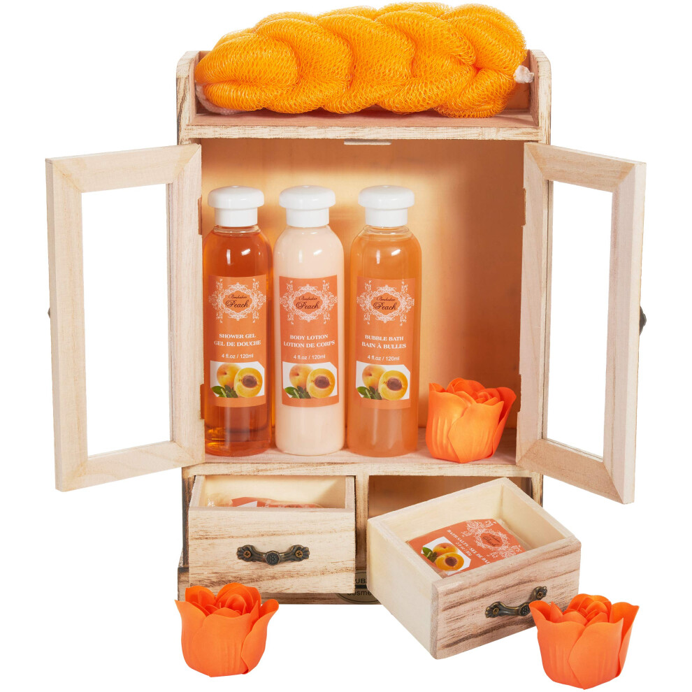 Brubaker Cosmetics 'Peach' Bath And Body Gift Set (10 Pieces)