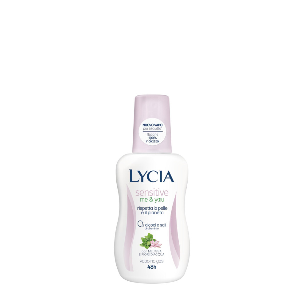 Lycia Deo No Gas Sensitive Me & You With Melissa And Water Blossom, 75 Ml