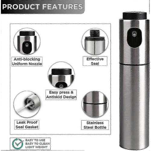 Frasco spray para azeite, 100ml, com bico à prova de poeira. 1