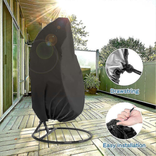 Κάλυμμα καρέκλας Egg, Κάλυμμα καρέκλας Swing Αδιάβροχο Αντιανεμικό Κάλυμμα κ 2